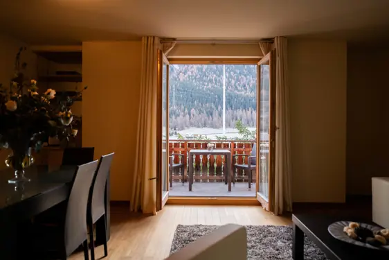 Chesa Seraina Luxury Apartments Engadine DSC5758 Room Amber